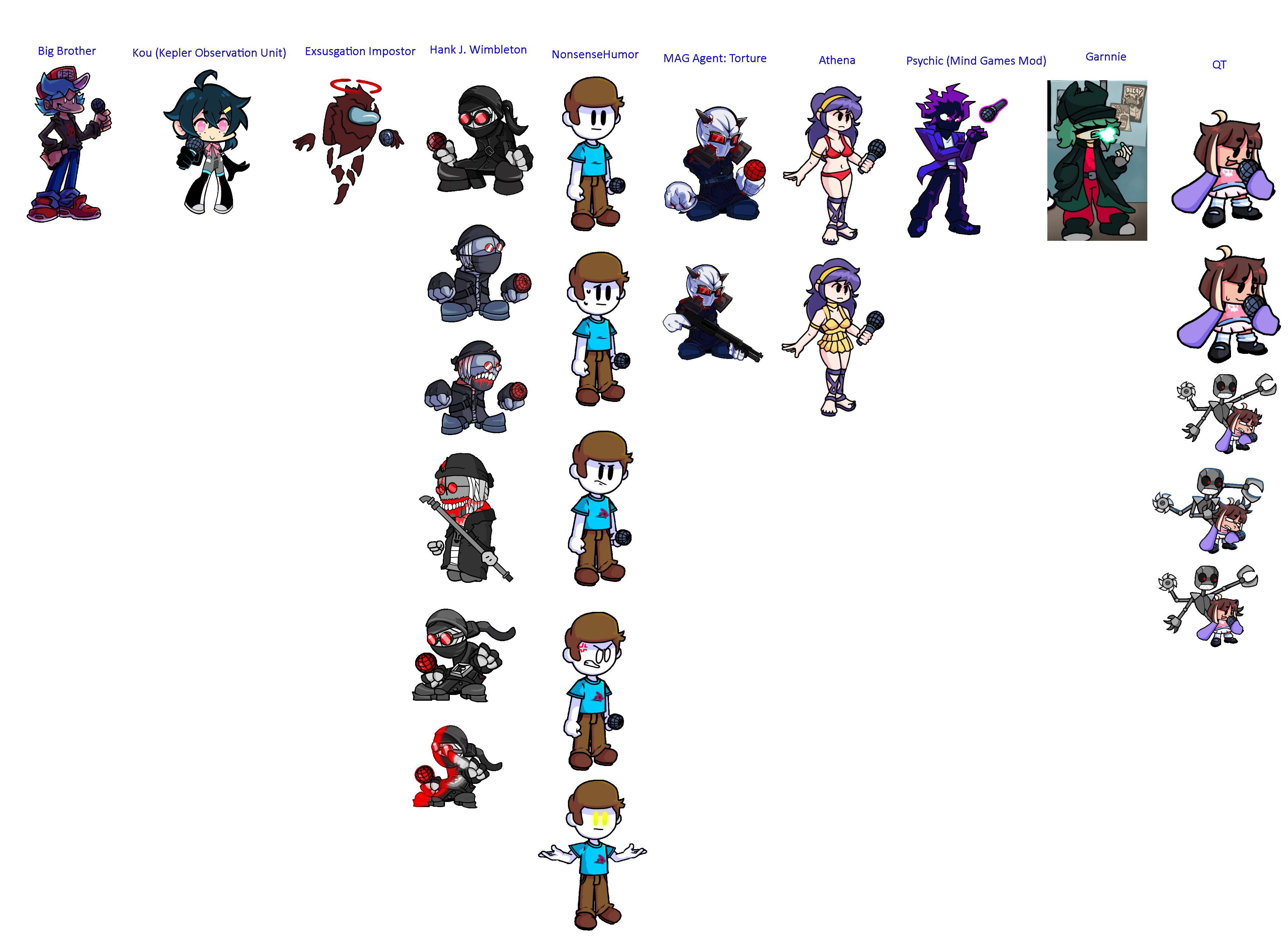 Friday Night Funkin Mod Characters Collection 8 By Abbysek On Deviantart Friday Night Funkin Mod Characters Collection 8 By Abbysek On Deviantart