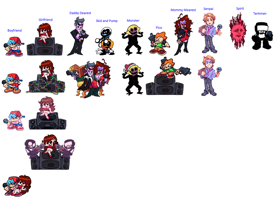 Friday Night Funkin Weekly Characters Collection By Abbysek On DeviantArt friday-night-funkin-weekly-characters-collection-by-abbysek-on-deviantart