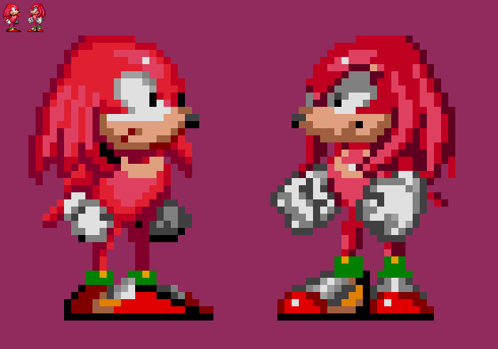 How S2 Styled Knuckles first met KIS2 Knuckles by Abbysek on DeviantArt