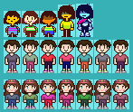 5 Human Sprites in Undertale and Deltarune Series by Abbysek on DeviantArt