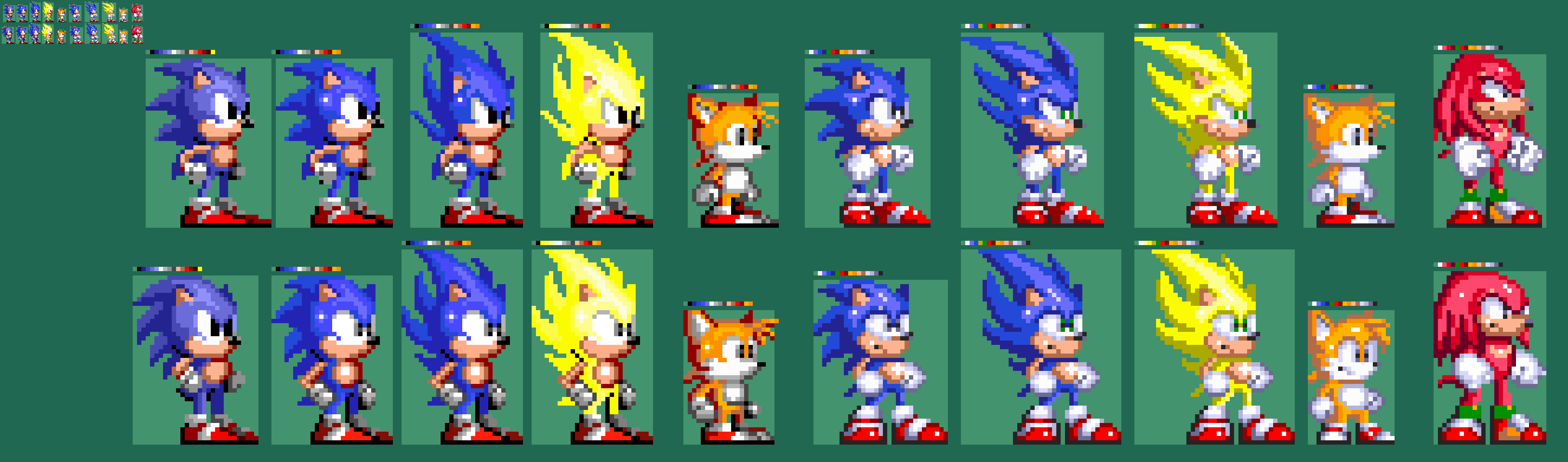 Custom Green Hill Sprites [Outdated] by FuzzysArting on DeviantArt