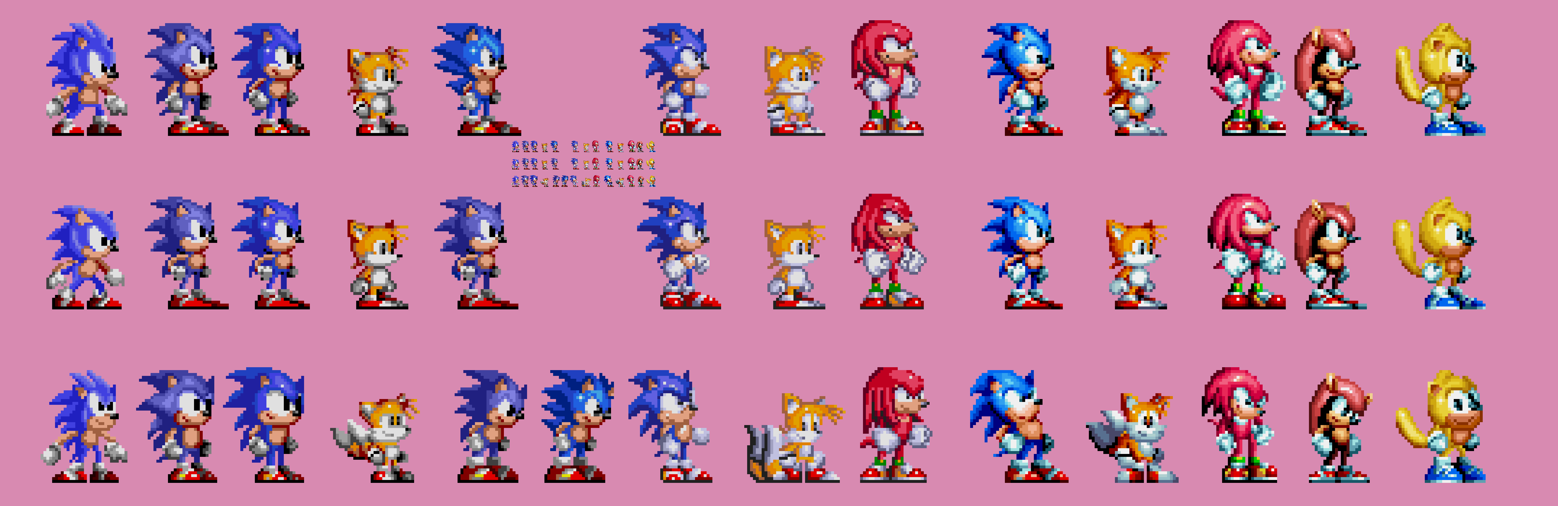 Sonic Mania Items Objects Misc Sprites by Alex13Art on DeviantArt