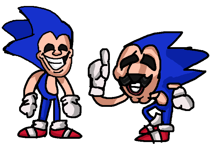 Majin Sonic sprites in my style by TFagames on DeviantArt