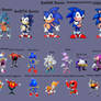 Every Sonic Design and Modern Classic Sonic Cast i