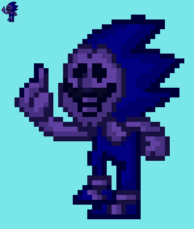 Pixel Papercraft - Majin Sonic (Sonic CD)