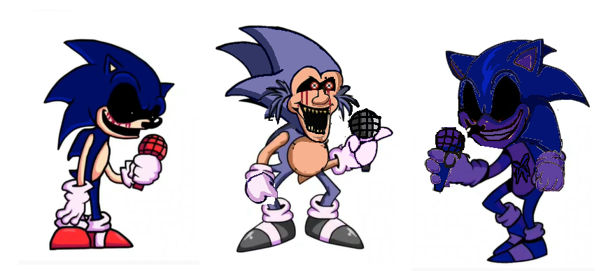 FNF Mods Drawing Customs - Sonic.EXE, Majin Sonic, by Abbysek on