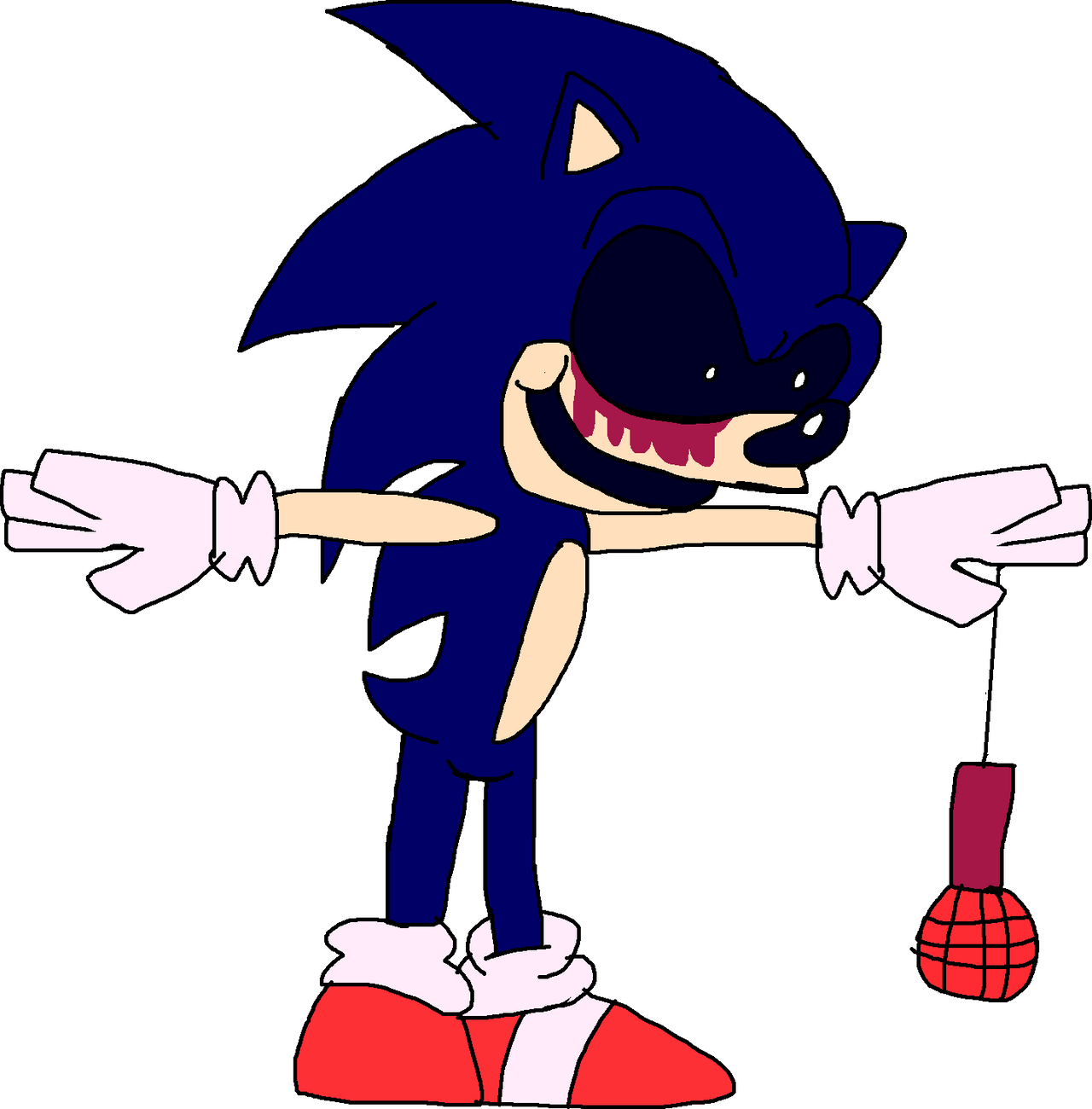 Sonic.exe Phase 2 but in my style [Friday Night Funkin'] [Mods]