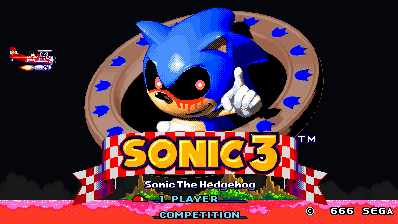 Sonic.exe 3 (Videogame creepypasta) -Title Screen by Abbysek on DeviantArt