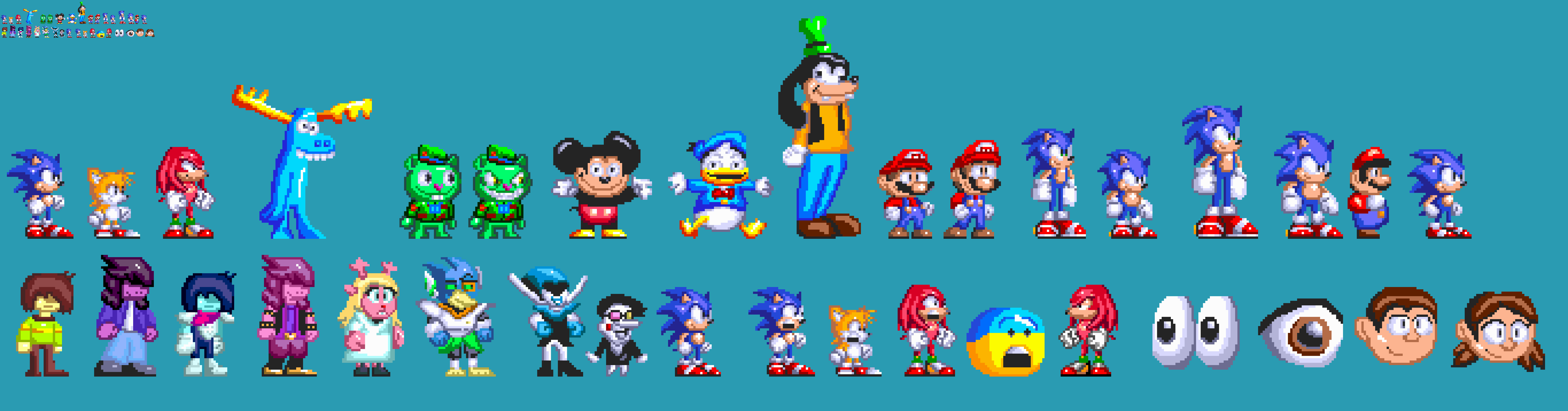 Custom Classic Sonic Sprite Sheet by Adanishedgehog2011 on DeviantArt