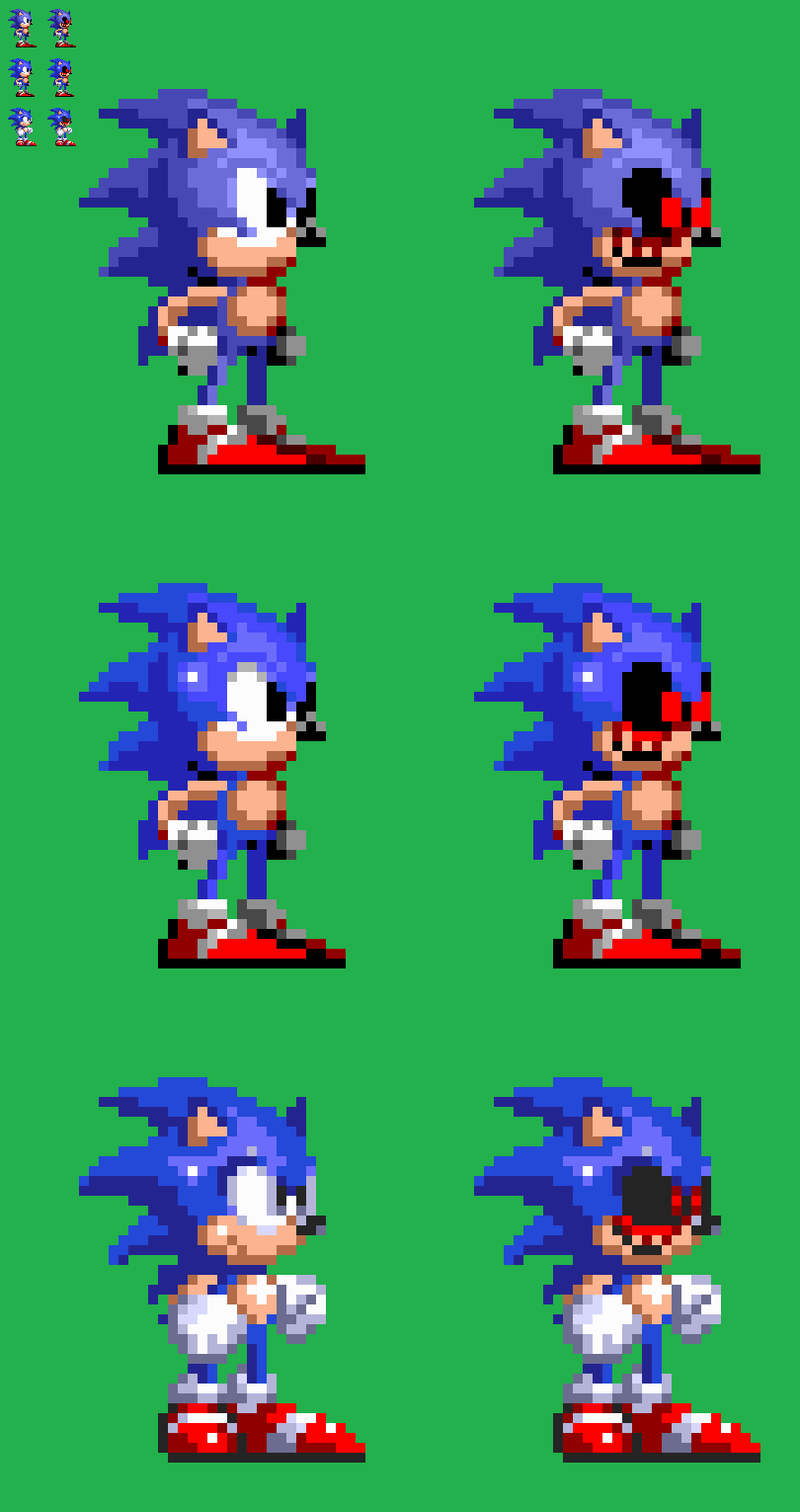 Sonic Exe Phase 2 Sprites by borebros123 on DeviantArt