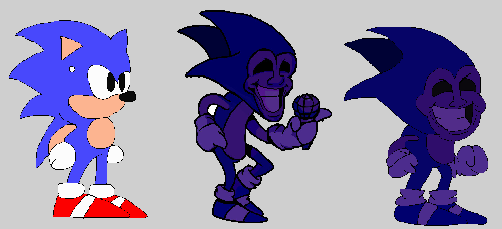 Some Vs Sonic.exe redrawn sprites.
