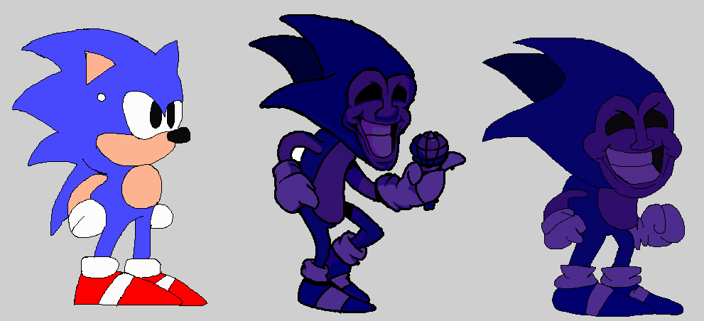 S2 Sonic Sprite is traced over Majin Sonic Shape - by Abbysek on DeviantArt