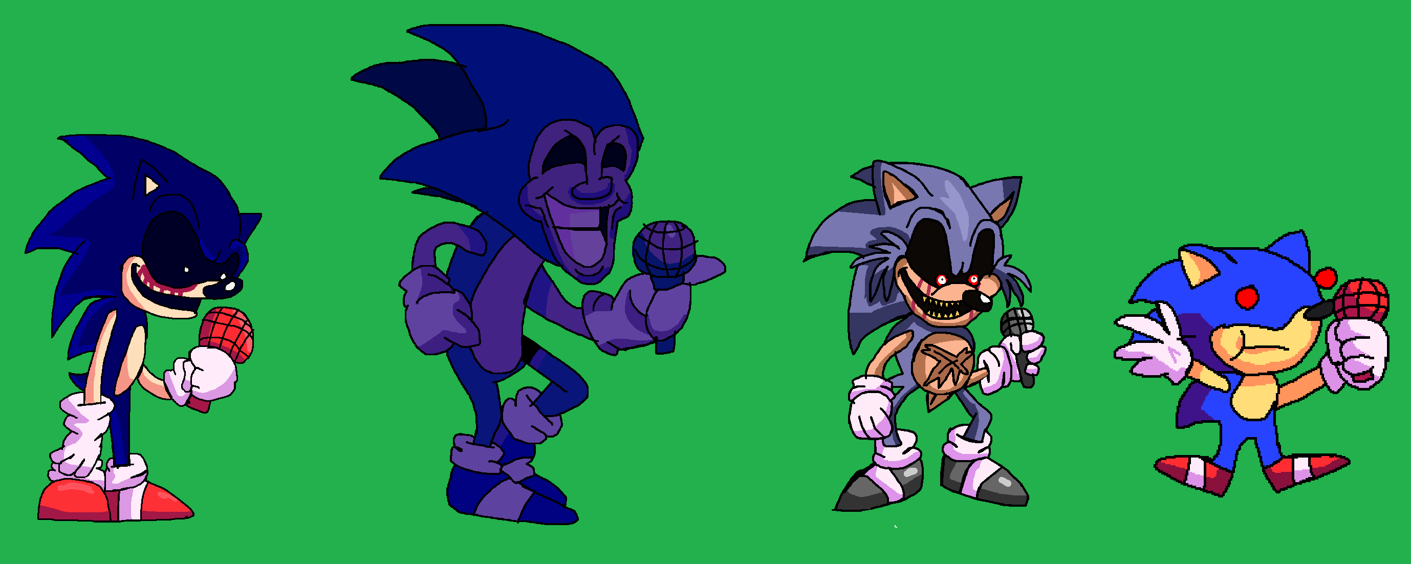 Fan made sonic.exe Majin main sprite I only made this for mods if you