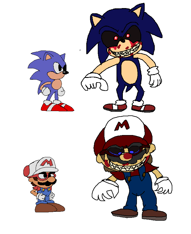 V4 My Sonic Multiverse of FNF Vs. Sonic.EXE Mod Op by Abbysek on DeviantArt