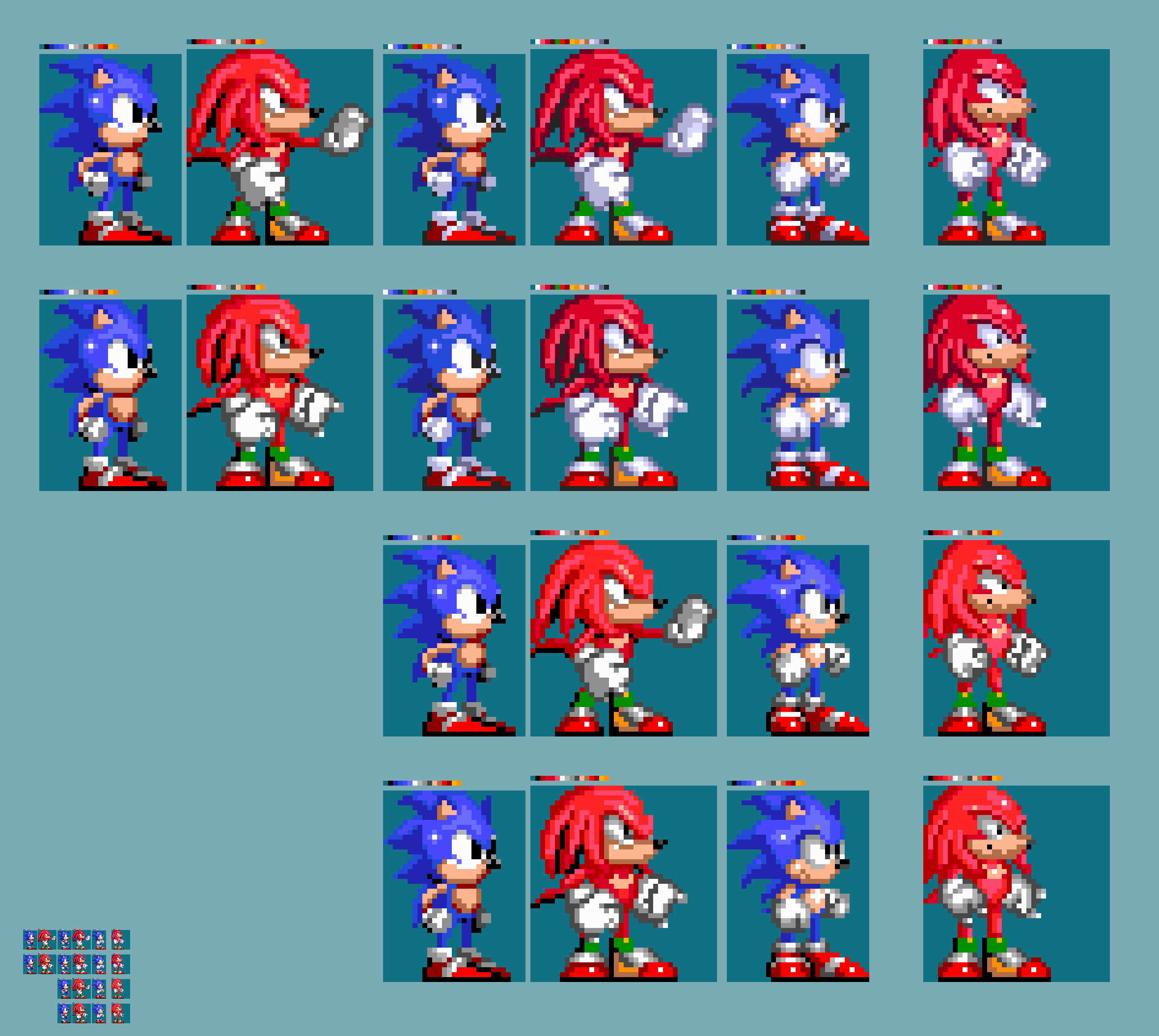 Sonic 3 sprite test - Volkoved - Folioscope