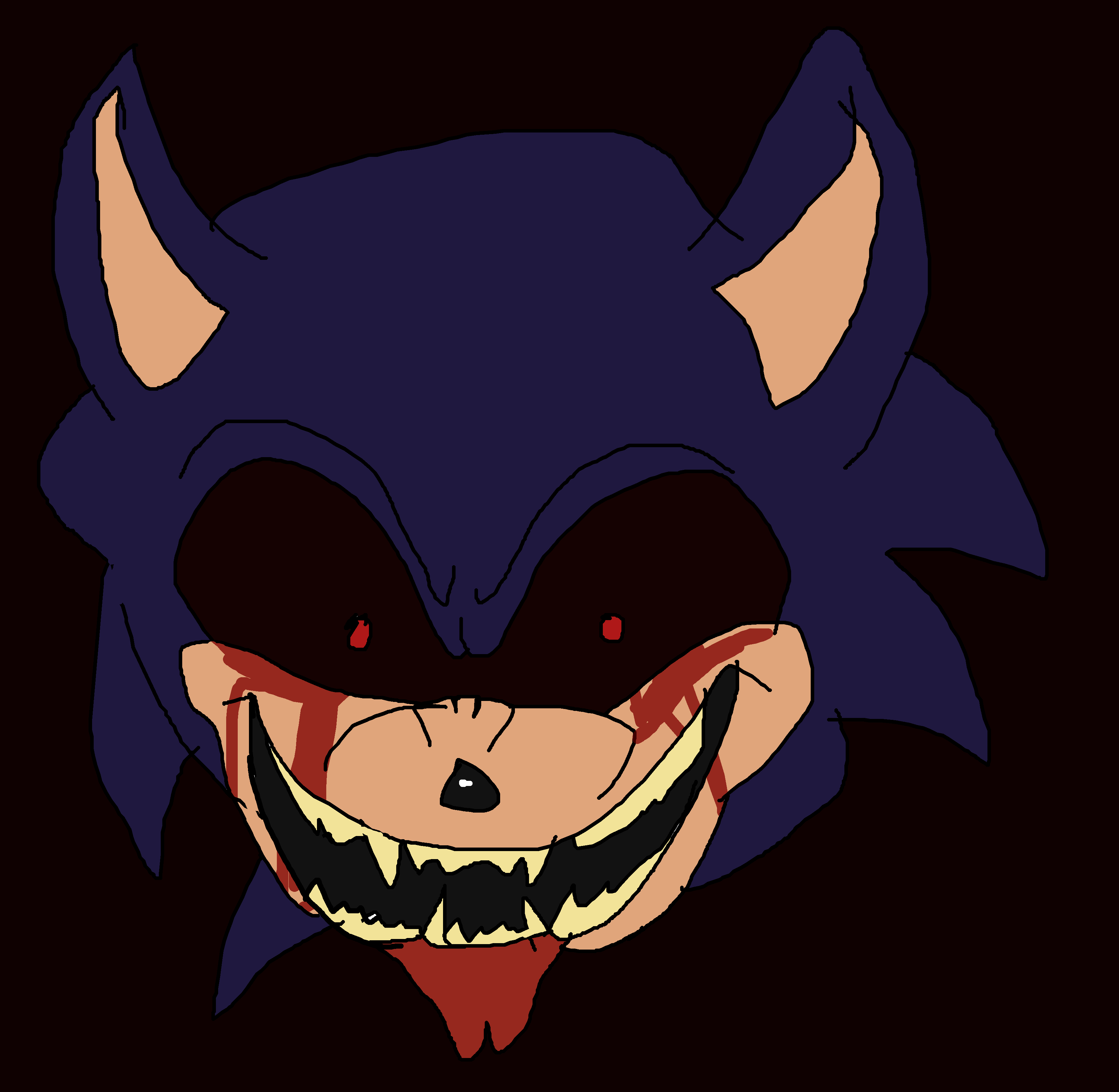 Sonic eyx jumpscare transparent png by glitchy1029 on DeviantArt