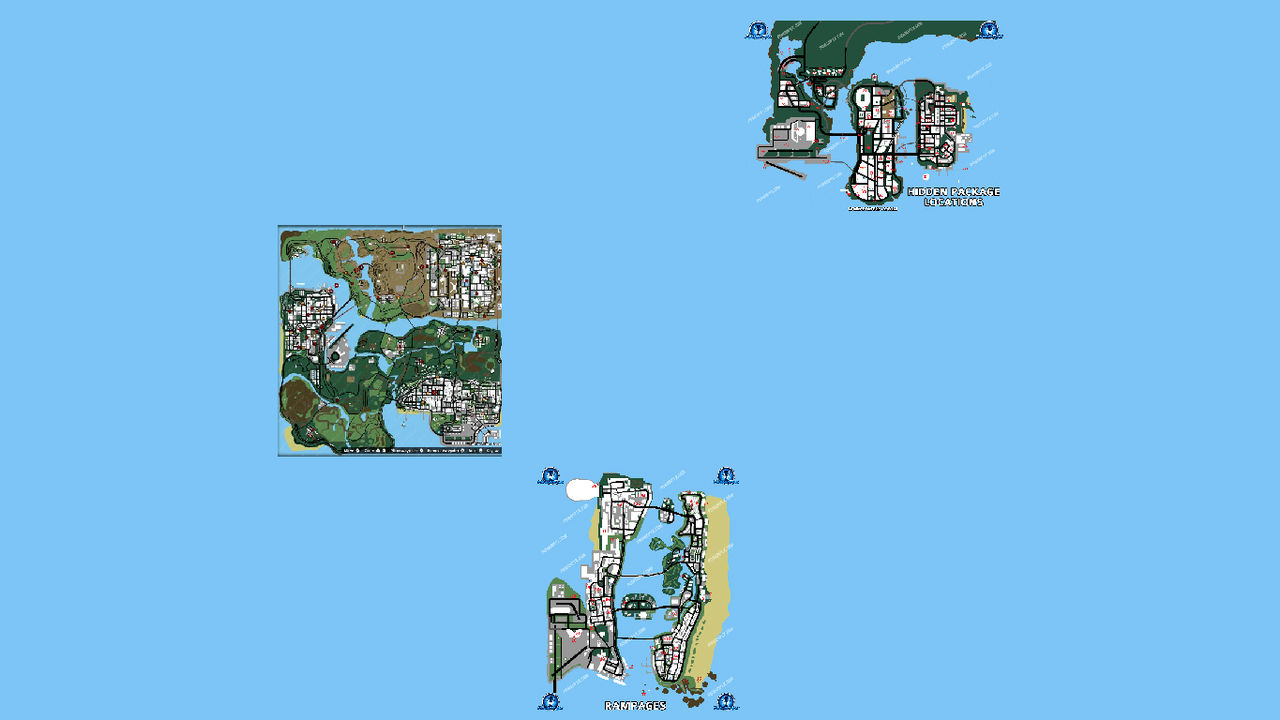 GTA Vice City and GTA III map united by Unter-offizier on DeviantArt