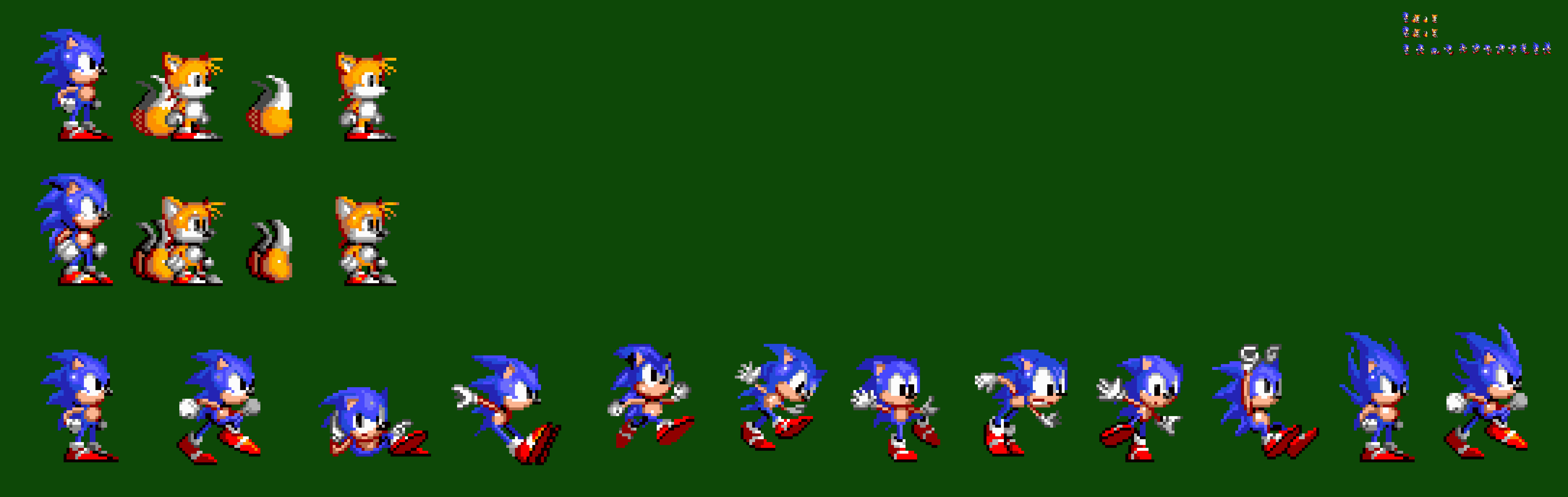 10x Sonic 2 Remade - Majin Sonic Sprite 2 by Abbysek on DeviantArt