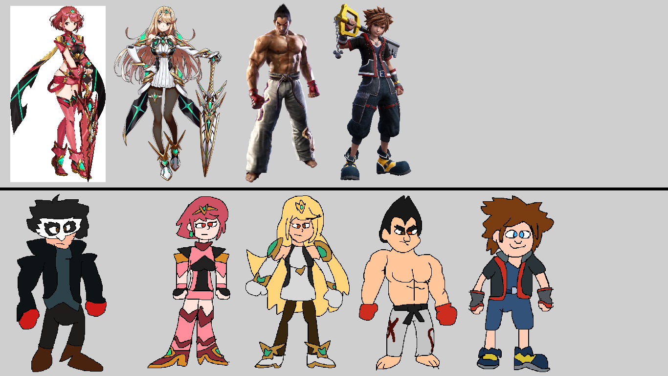 Ssbu Roster Deviantart Finishing Rest of SSBU DLC Newcomer Characters as by Abbysek on DeviantArt