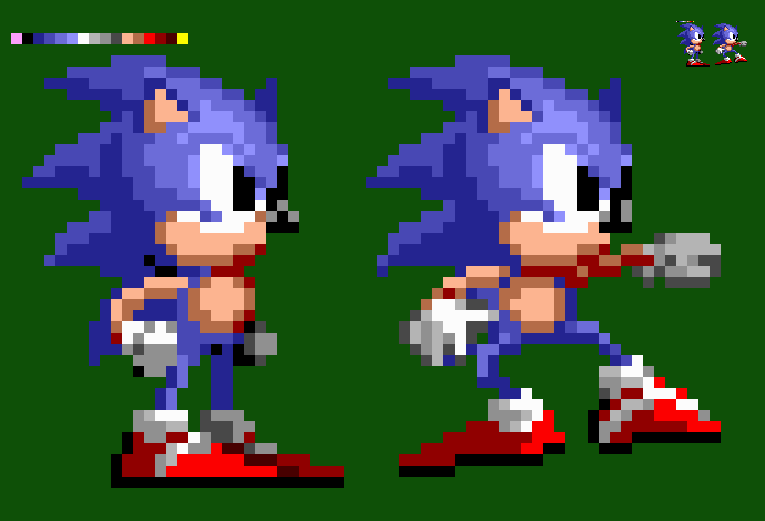 10x How I made Super Sonic in Sonic 1 Styled Sprit by Abbysek on DeviantArt