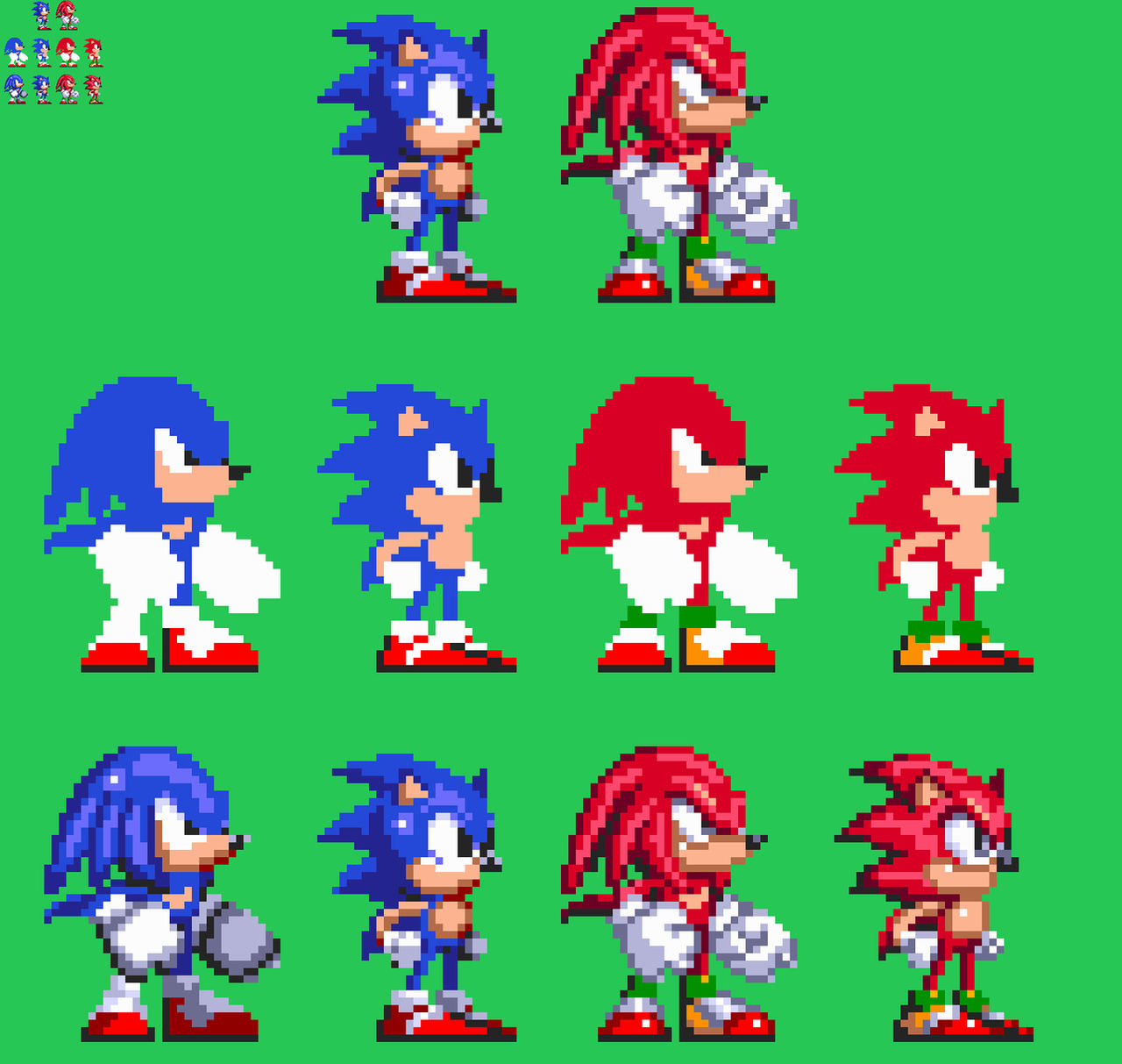 Sonic 3 Rigged and Improved Sprites by JevilTheIrishBoi on DeviantArt