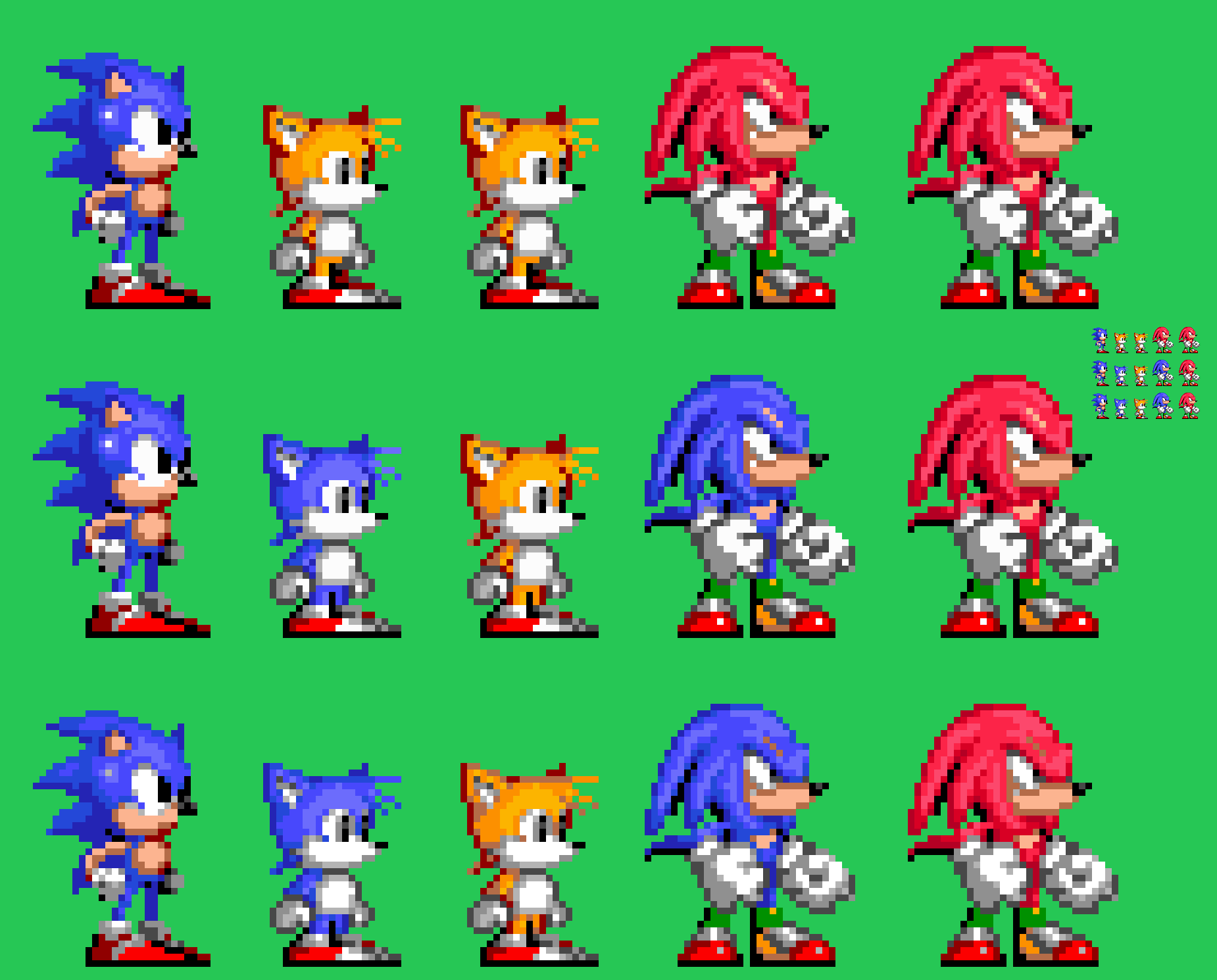 Download Sonic 2 Sprite With Mania Shading - Sonic The Hedgehog