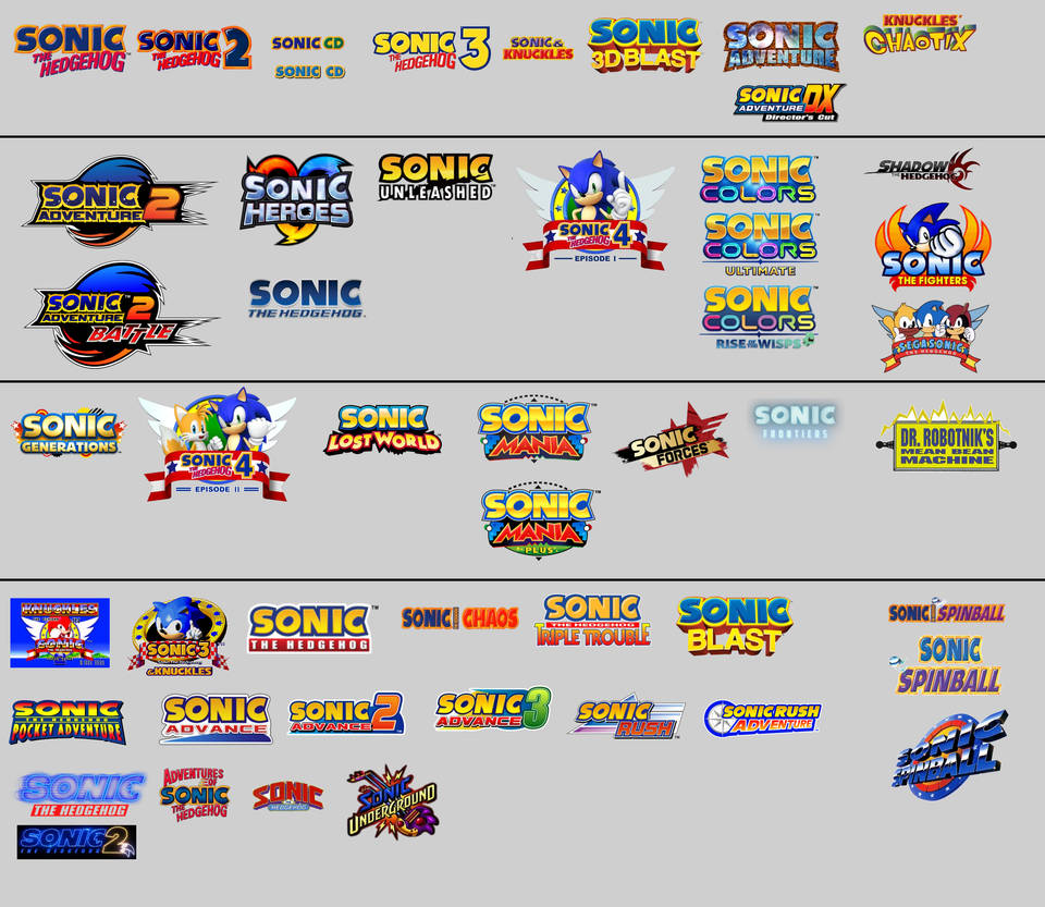 Ultimate Logo Collection Of Sonic The Hedgehog Ser By Abbysek On DeviantArt ultimate-logo-collection-of-sonic-the-hedgehog-ser-by-abbysek-on-deviantart