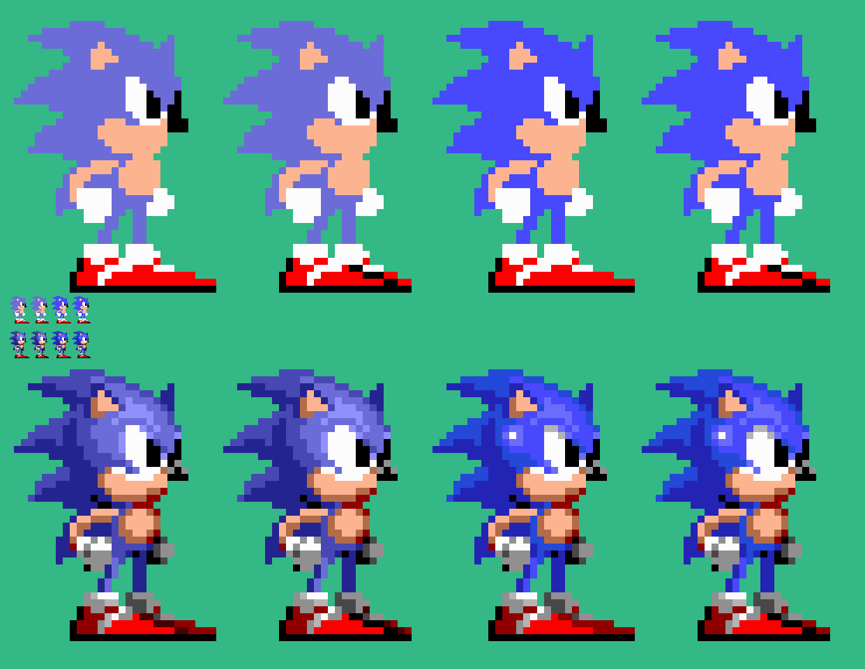 Sonic 2 absolute but a little bit like S1 sprites [Sonic The