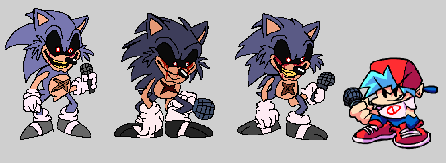 Lord X's Fusion Revision - Vs. Sonic.Exe in Funkin by Abbysek on