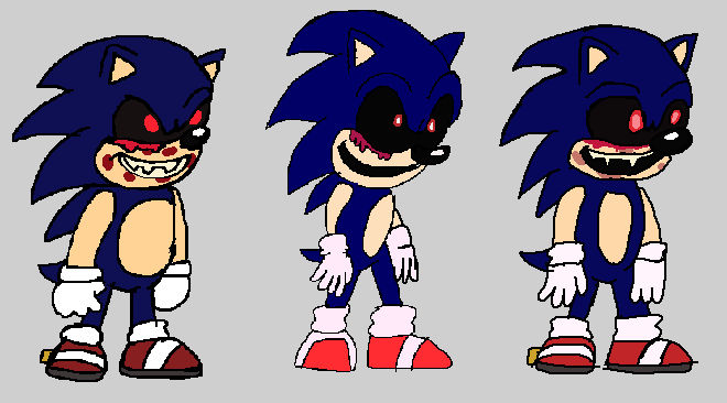 My Redrawn Style - Design Fusion Sonic.exe Charact by Abbysek on DeviantArt