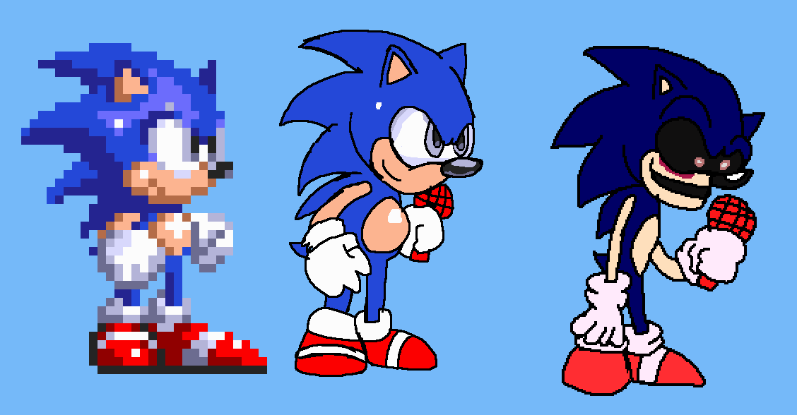 Scrapped Sonic.exe Sprite by GamerBoyoOffical on DeviantArt