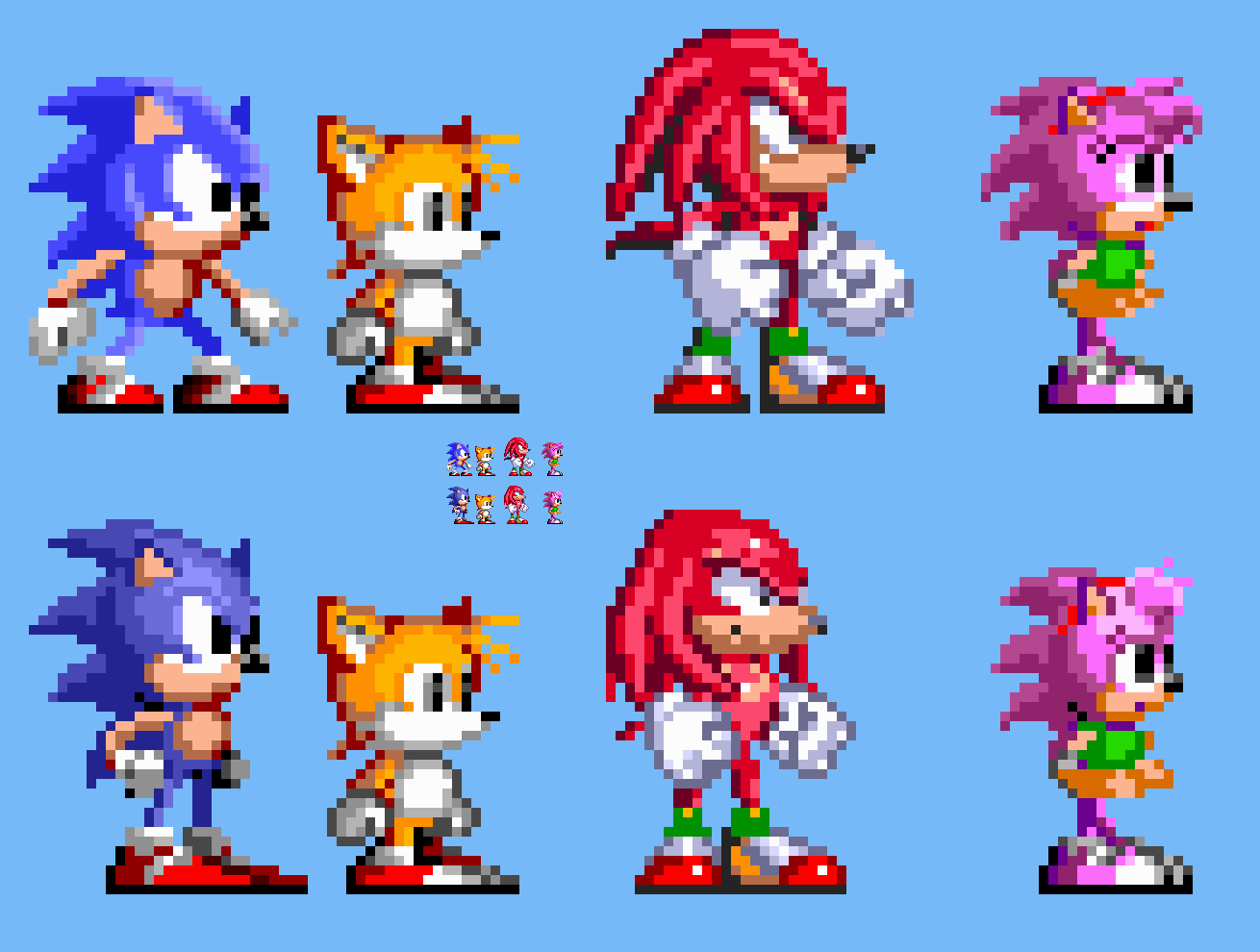 Sonic the Hedgehog 2 - Sonic Chaos Prototype by PixelMarioXP on DeviantArt