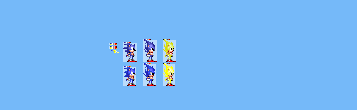 10x How I made Super Sonic in Sonic 1 Styled Sprit by Abbysek on DeviantArt
