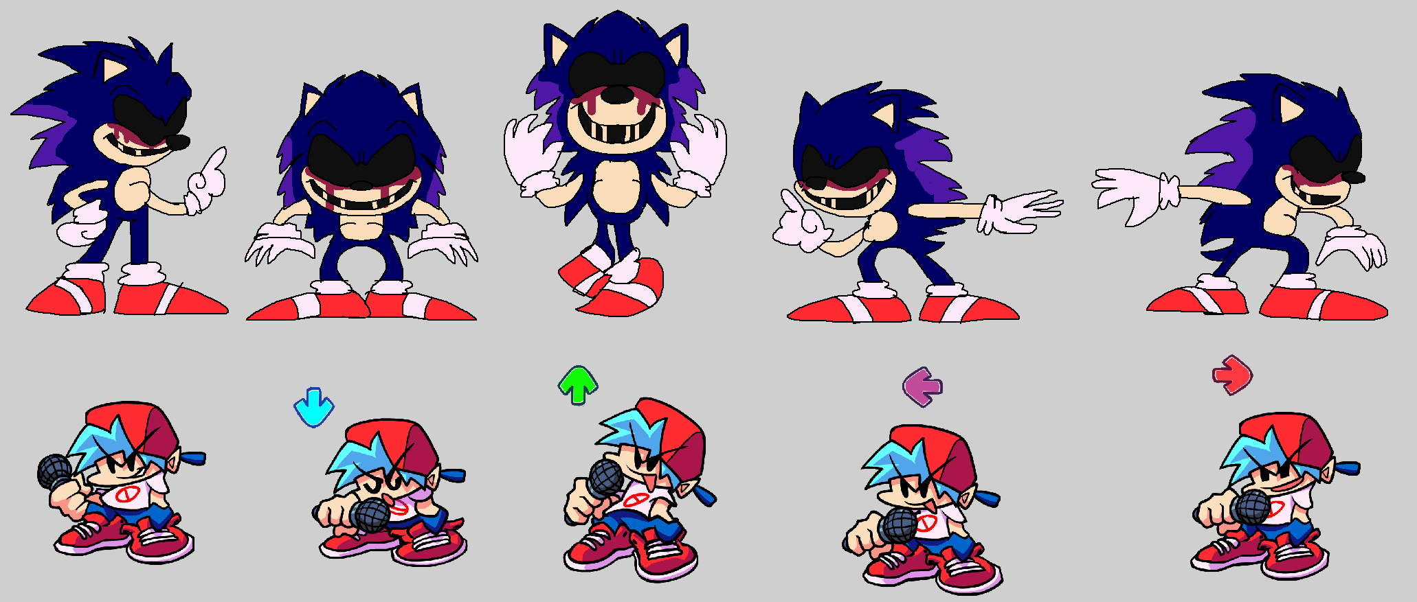 You cant run sonic.exe body parts sprite FNF by SonicJrthecoolest on  DeviantArt