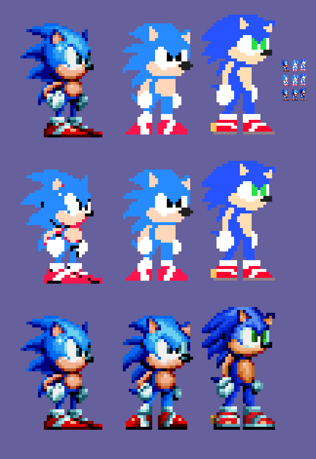 Sonic's got new sprites in Sonic 1 Forever! ~ RatherNoiceSprites's Classic  Sonic~ Sonic Forever mods 