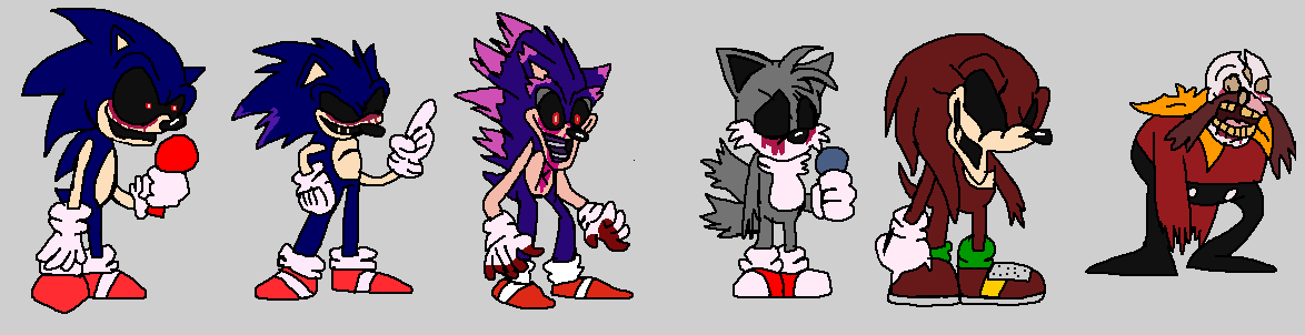 V3 Swapped FNF Vs. Sonic.EXE Mod Opponents by Abbysek on DeviantArt