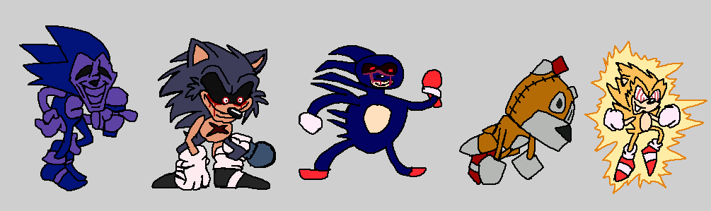 V3 My Sonic Multiverse of FNF Vs. Sonic.EXE Mod Op by Abbysek on DeviantArt