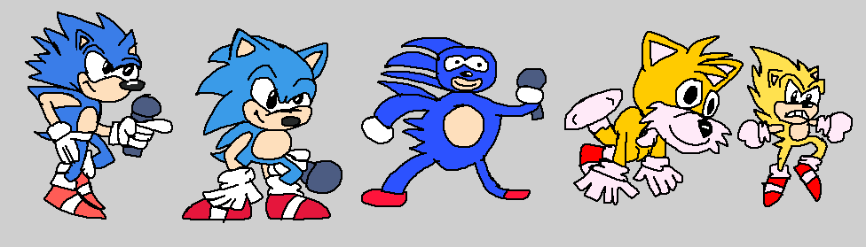 Friday Night Funkin' - Sonic.exe Remade Sprites by tent2 on DeviantArt