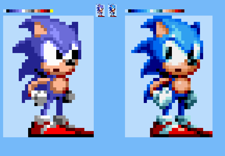 10x Sprite - Now it's Sonic Mania 2 as Sonic 2 Man by Abbysek on DeviantArt