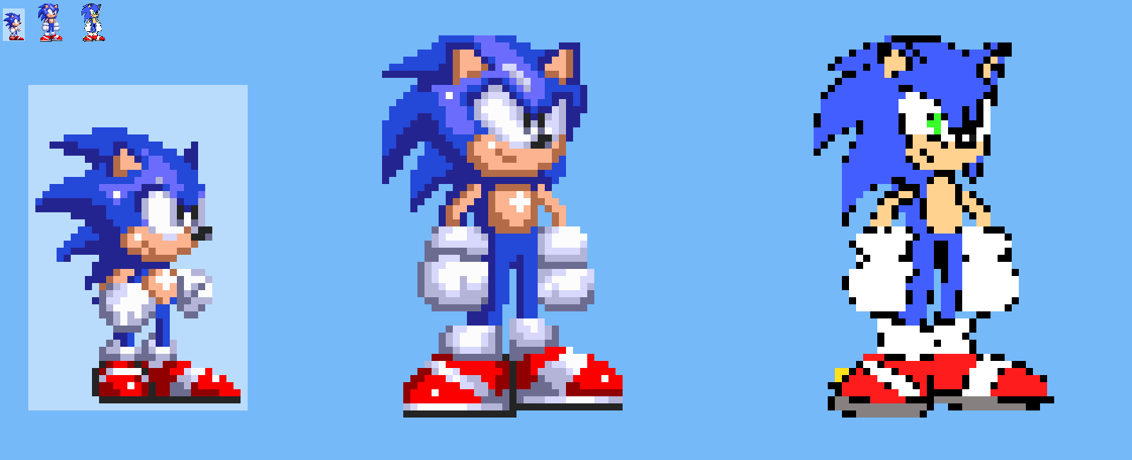 Sonic 3 Standing Sprite HD Remaster on Behance