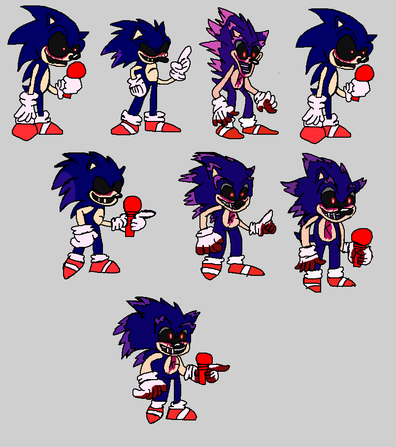 SONIC.EXE Phase 2 FNF Sprite by ChrissGaming on DeviantArt