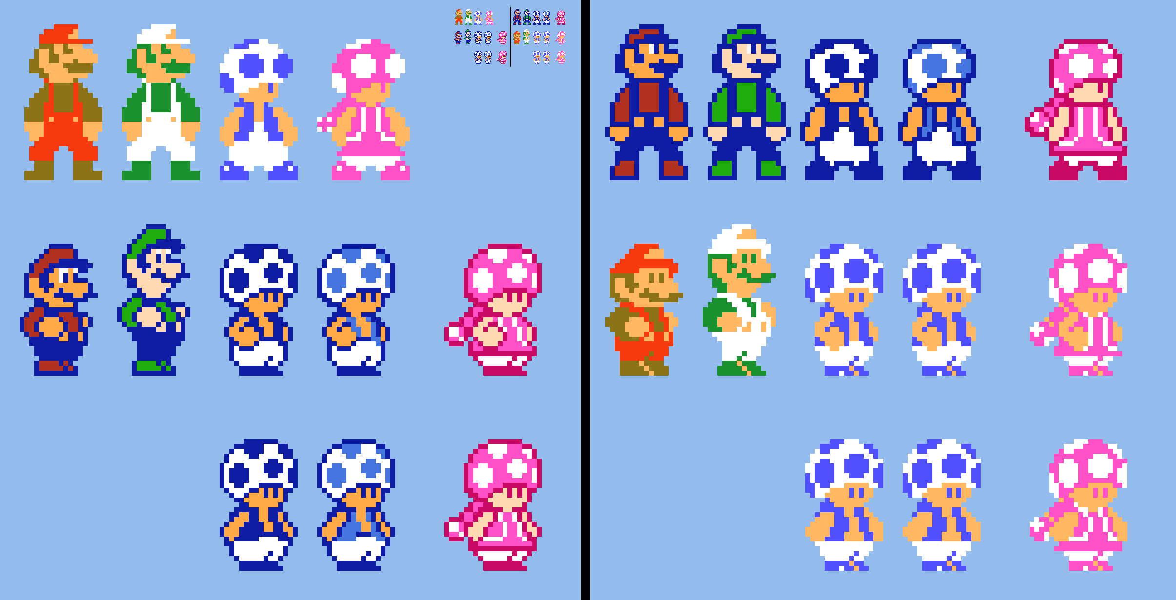 10x SMM2 SMB2 and SMM2 SMB1 Style Swap, if the wro by Abbysek on DeviantArt