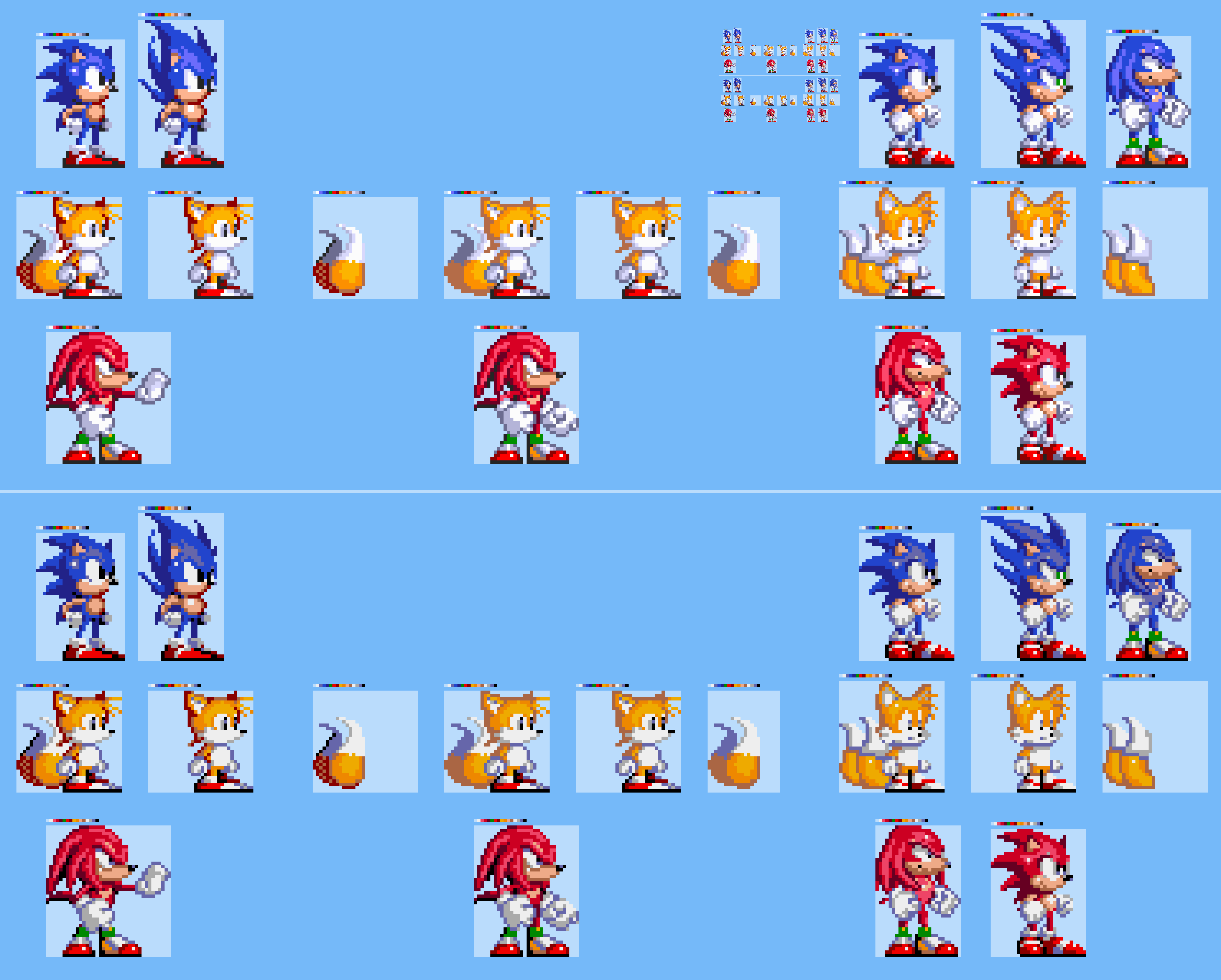 Sonic 3 sprite test - Volkoved - Folioscope