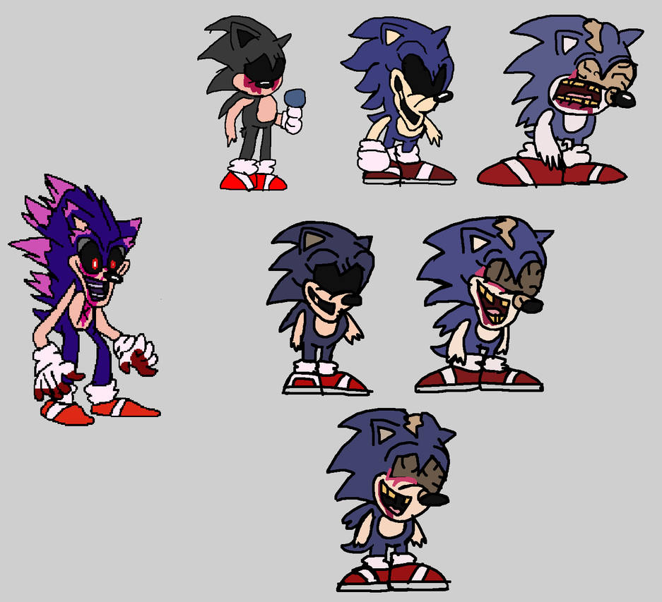 FNF - Xenophanes Sonic.Exe the Fusion Combination by Abbysek on DeviantArt