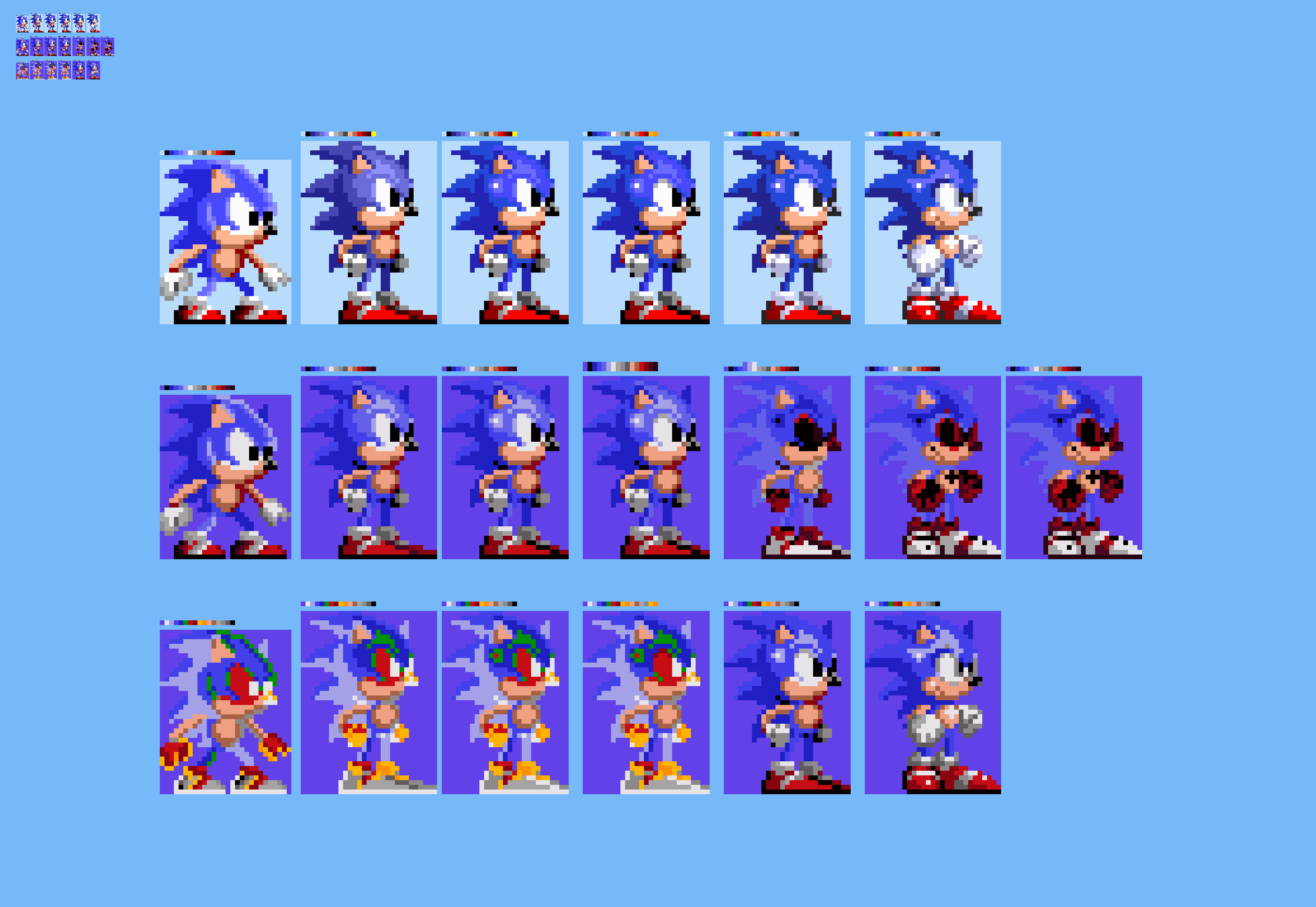 10x Sonic 2 Remade - Majin Sonic Sprite 2 by Abbysek on DeviantArt