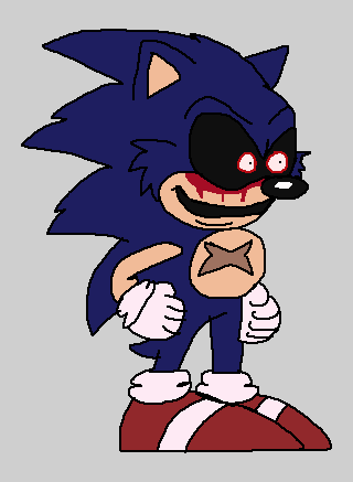 Sonic 2 Drawing styled Sonic.Exe-Lord X Combinatio by Abbysek on DeviantArt