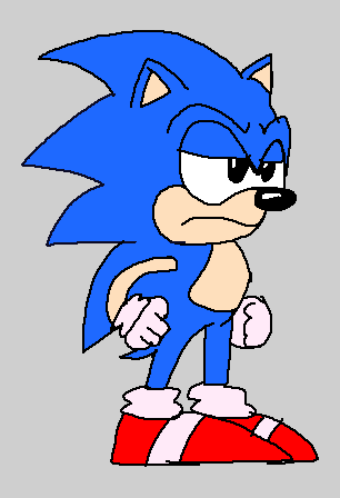 Drawing Sonic 1 Sonic by Abbysek on DeviantArt