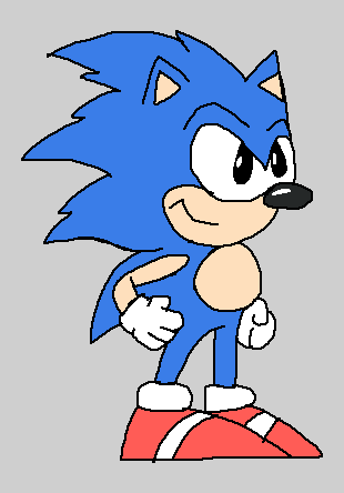 S2 Sonic Sprite is traced over Majin Sonic Shape - by Abbysek on DeviantArt