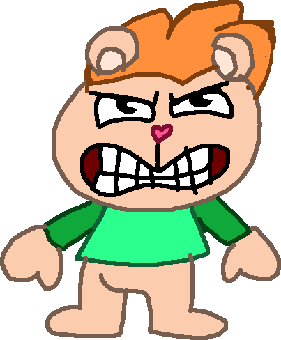 HTF Newgrounds Pico's Angry Face by Abbysek on DeviantArt