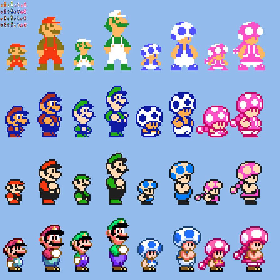 Smb2 Ui 10x If Luigi had a Unique SMB2 Shape in Styles of by Abbysek on DeviantArt